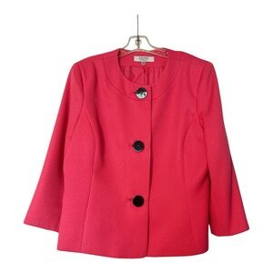Kasper Textured Coral Blazer Jacket – Size 14
Measurement’s in description